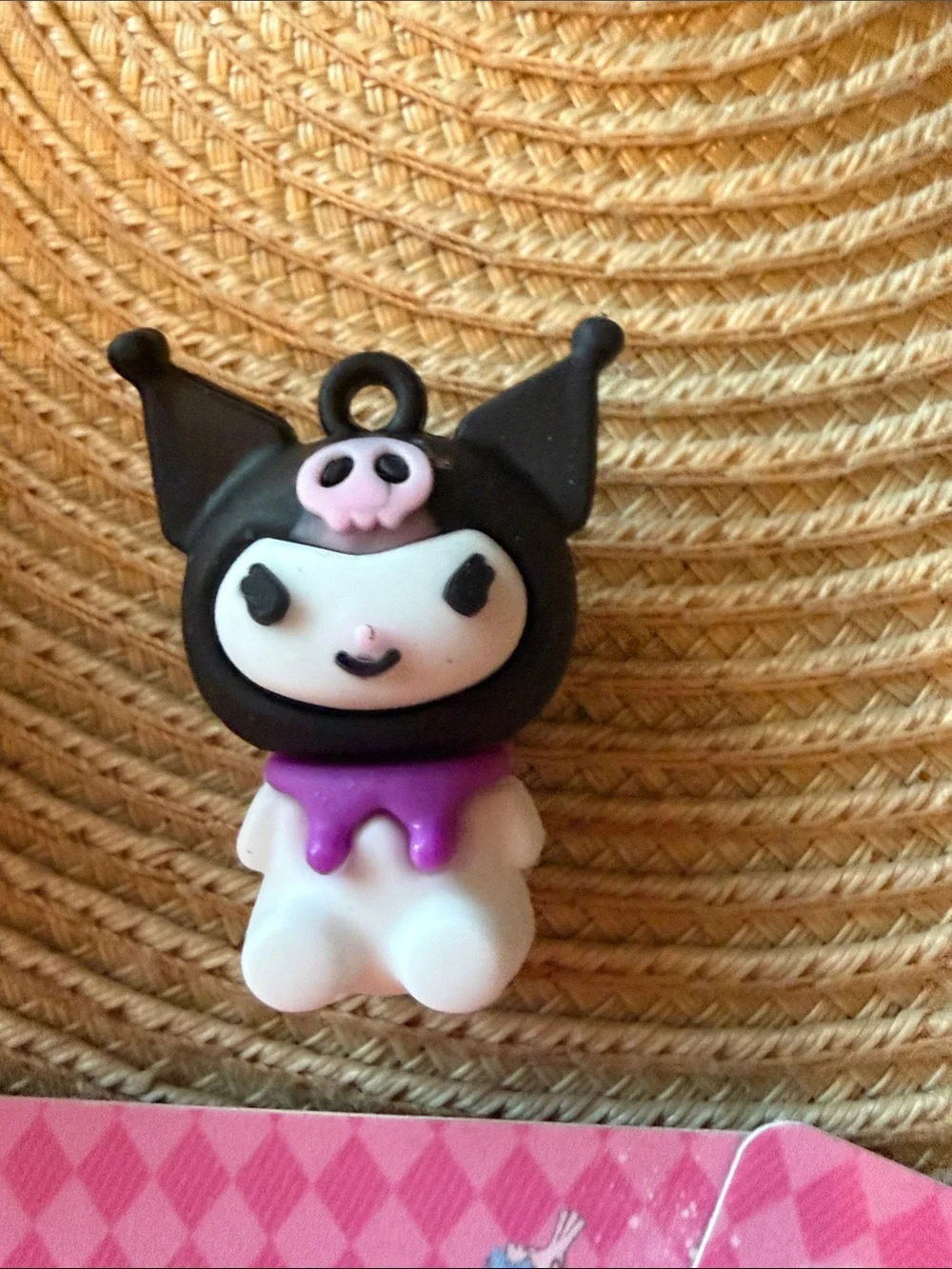 Sanrio Kuromi Trading Card 5 Pack Opened & Kuromi Doll Pendant opened